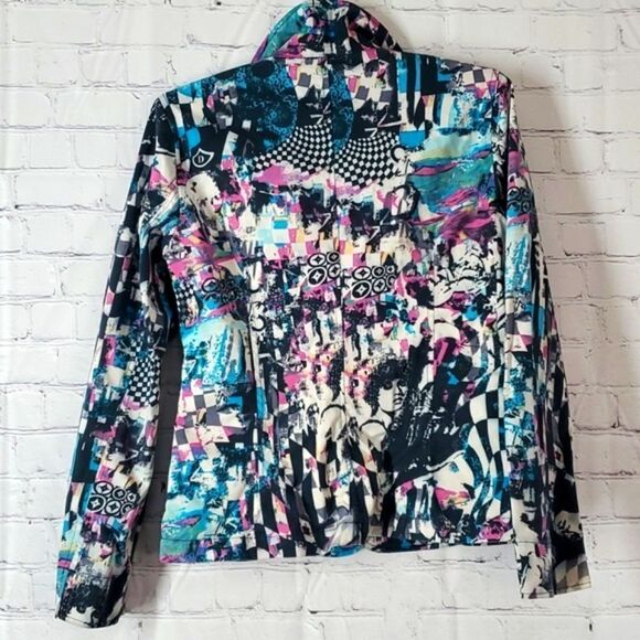 Vero Moda  Made in Italy Fun Funky Wearable Art Michelangelo Blazer Jacket🇮🇹 - Picture 6 of 13